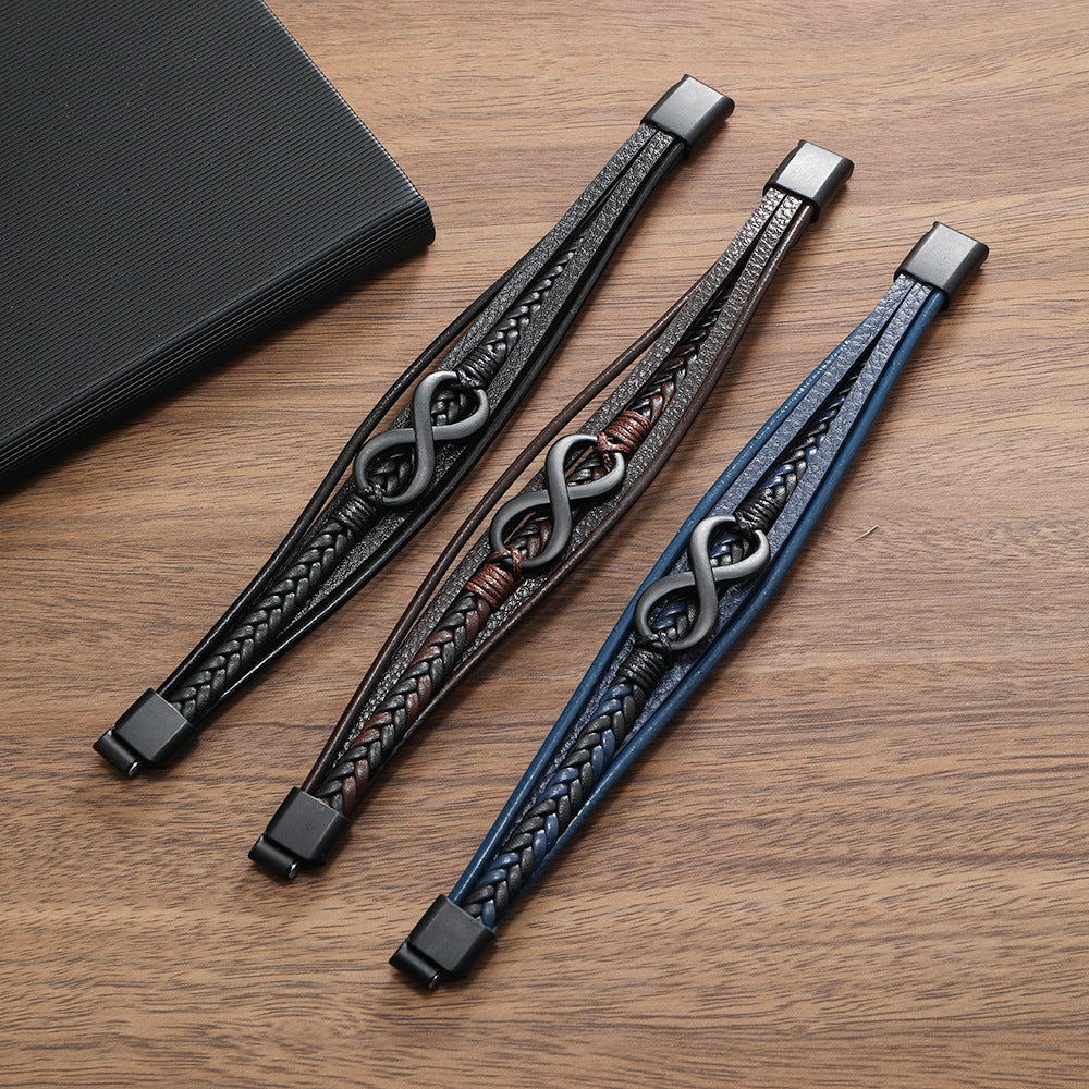 Infinity - Leren Armband