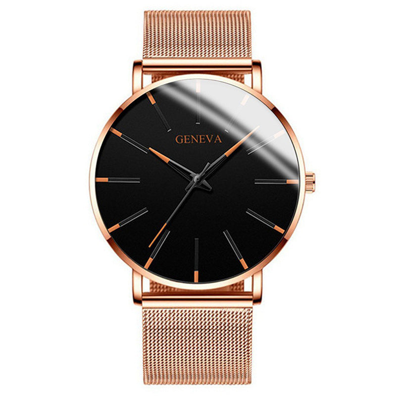 Geneva – Minimalistisch Stijlvol Heren Horloge