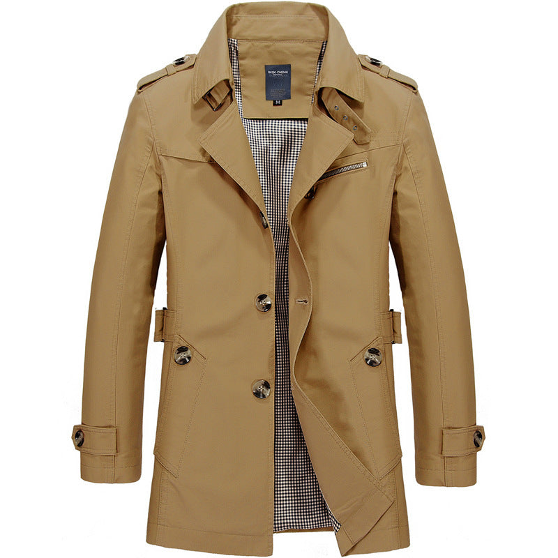 Marcelo Jas - Stijlvolle Vintage Trenchcoat voor Heren