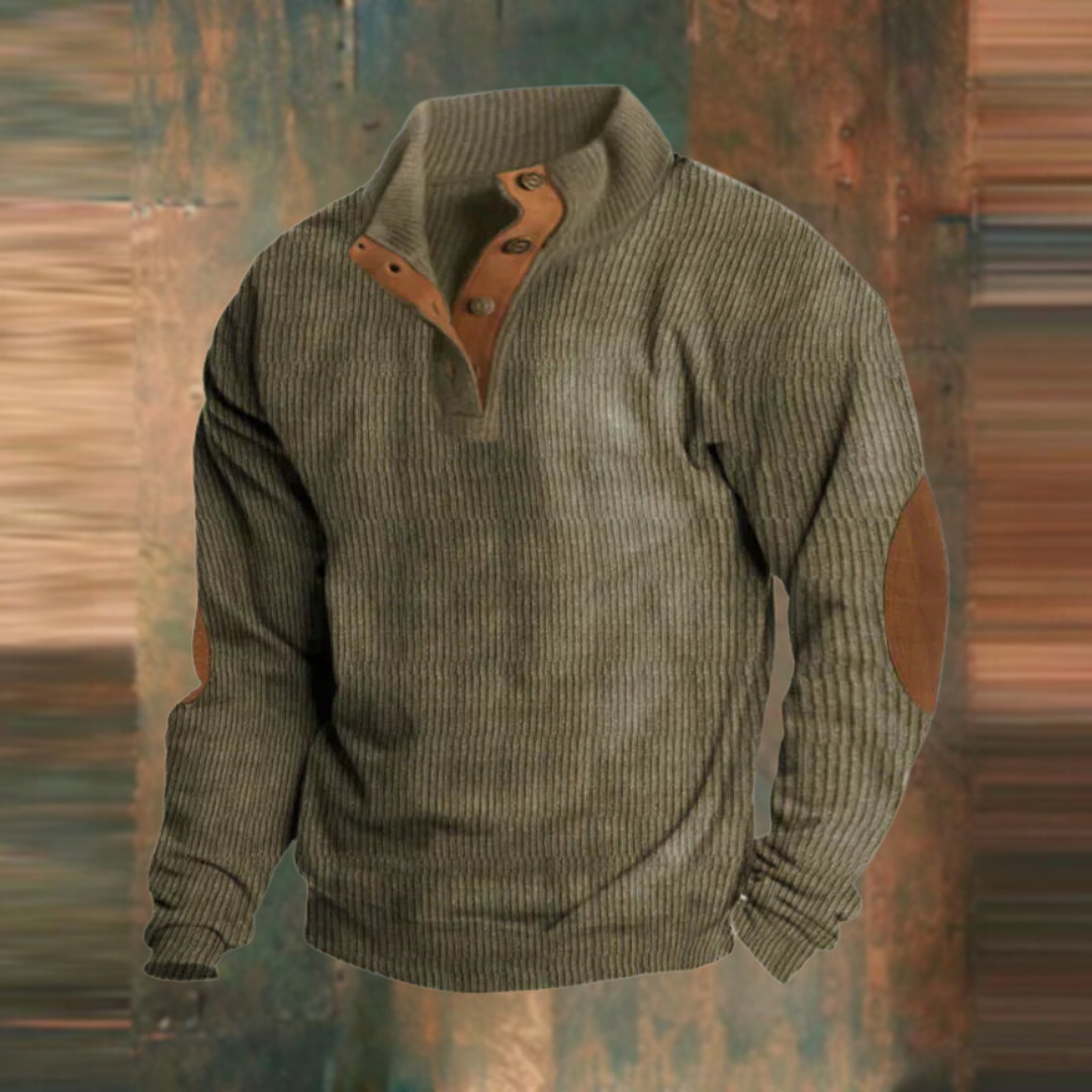 VORÉN – Casual Sweatshirt met Hoge Kraag