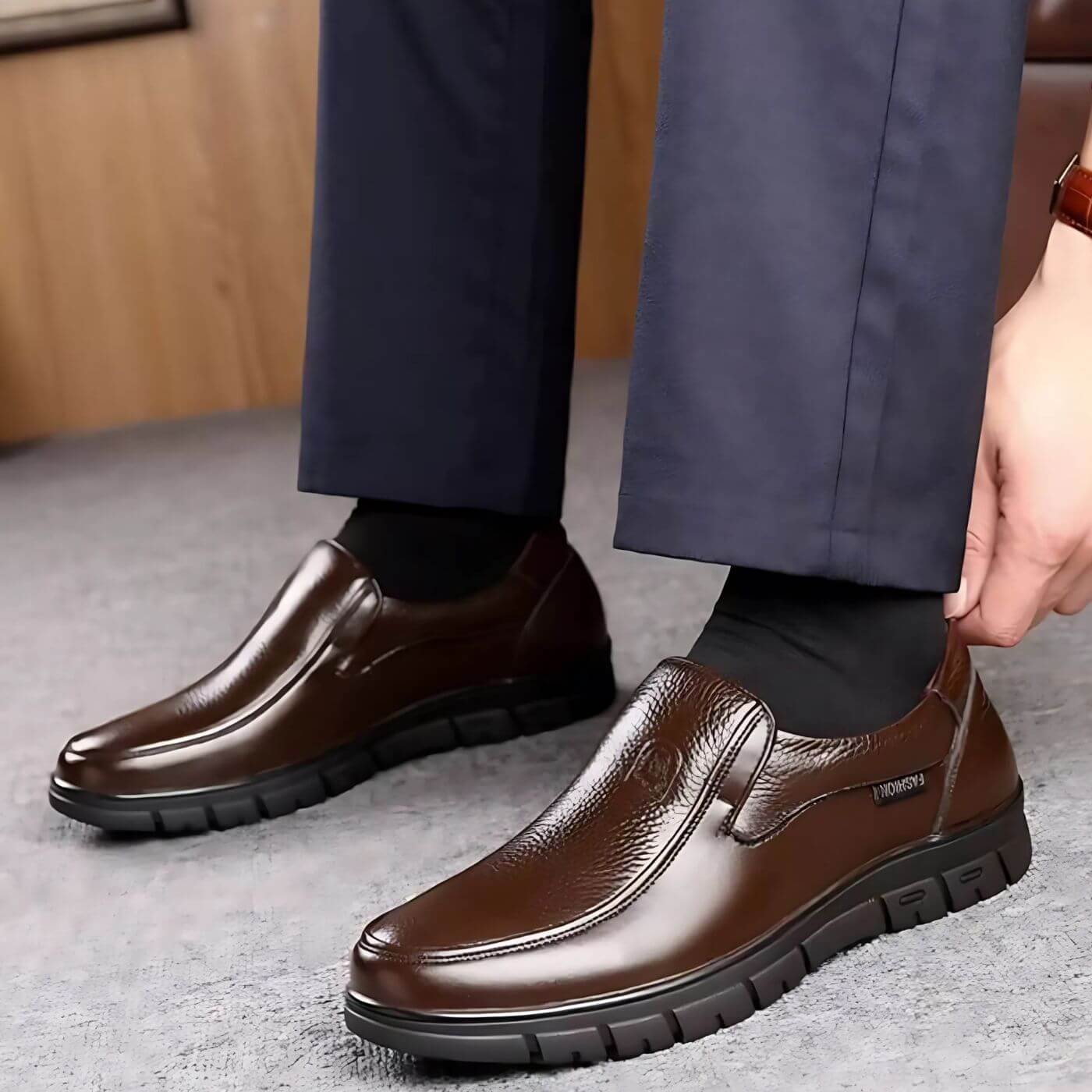 Lorenzo - Elegante Leren Loafers
