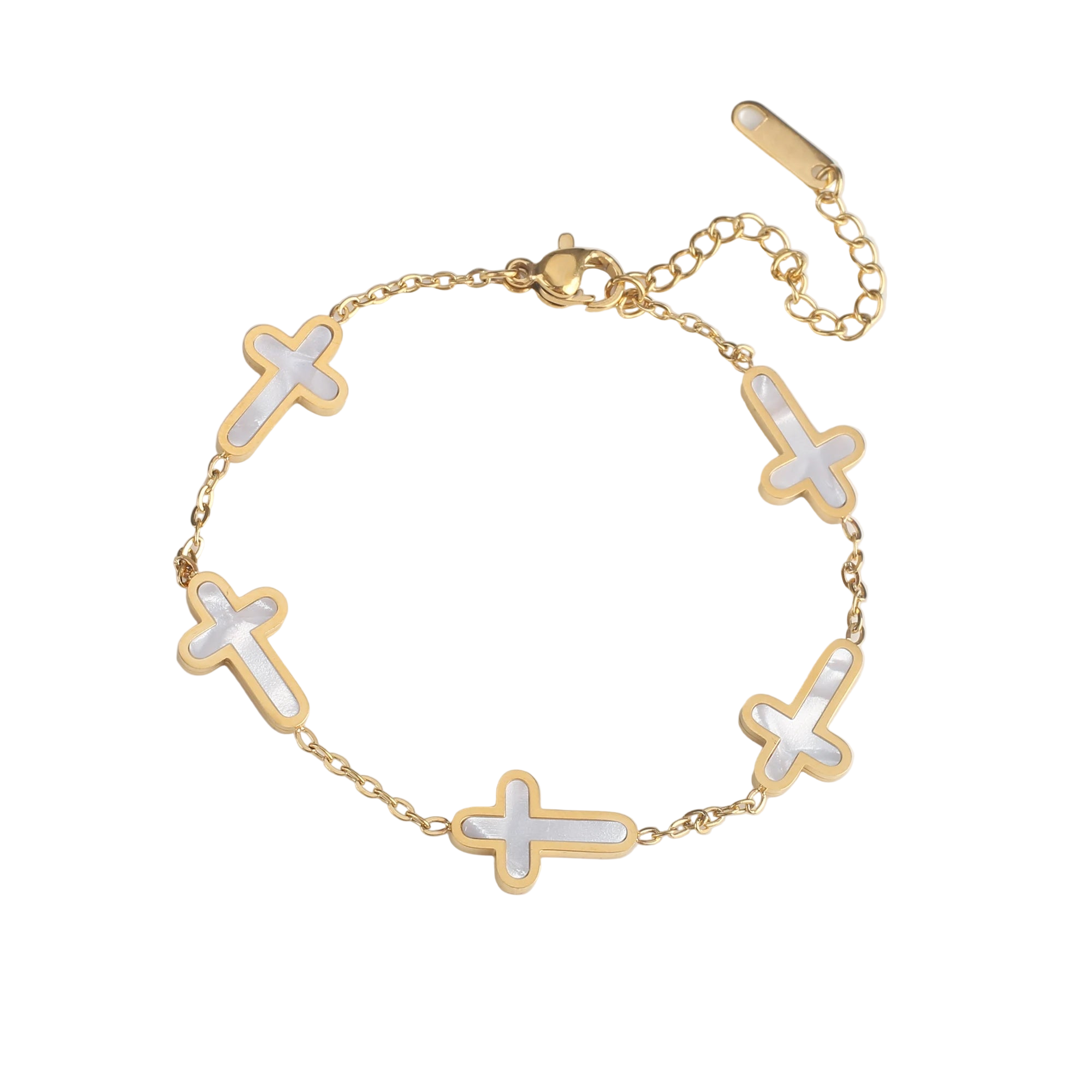 Crucivia - Armband met Gotisch Kruis