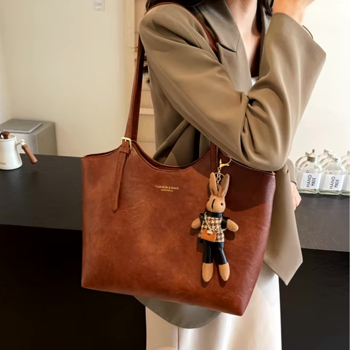 Zylora - Leren Draagtas met Vintage Charme