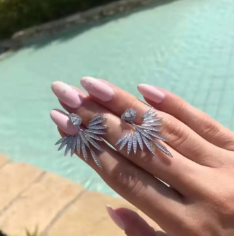 Aurelia – Angel Wing Oorbellen