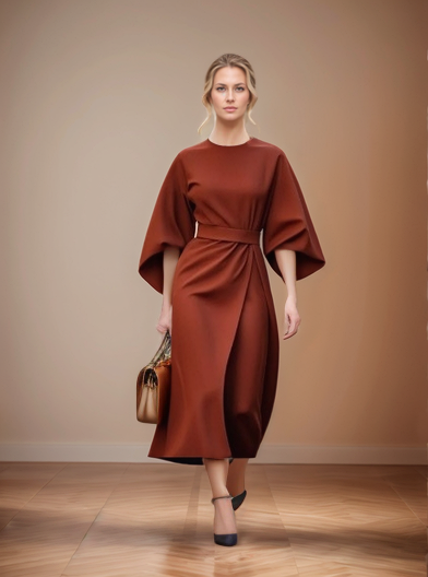 Cyvion - Tijdloze, Elegante Jurk met Verfijnde Details