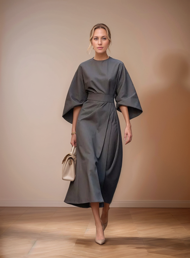 Cyvion - Tijdloze, Elegante Jurk met Verfijnde Details