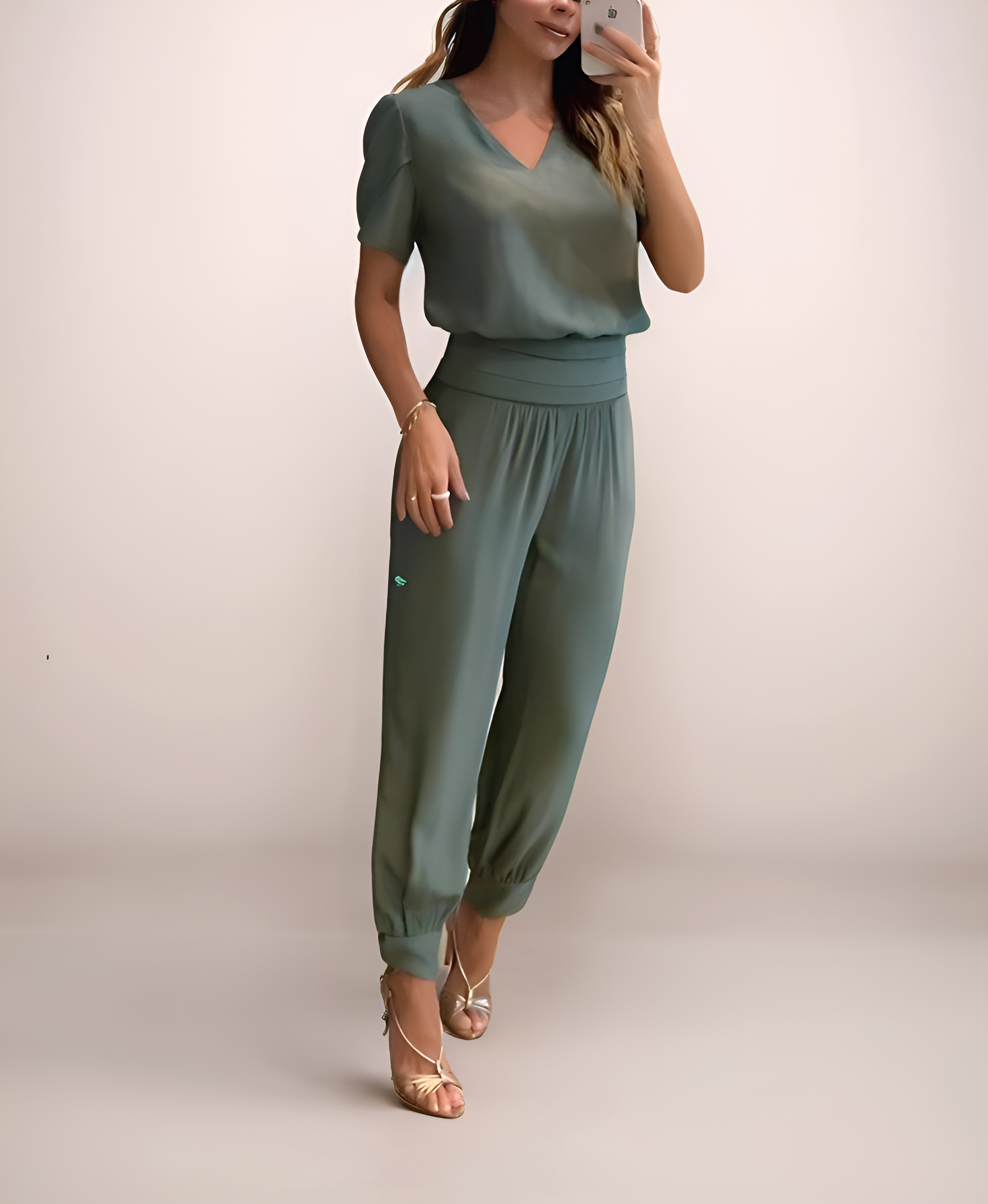 Zylora - Trendy Set met Pantalon en Blouse
