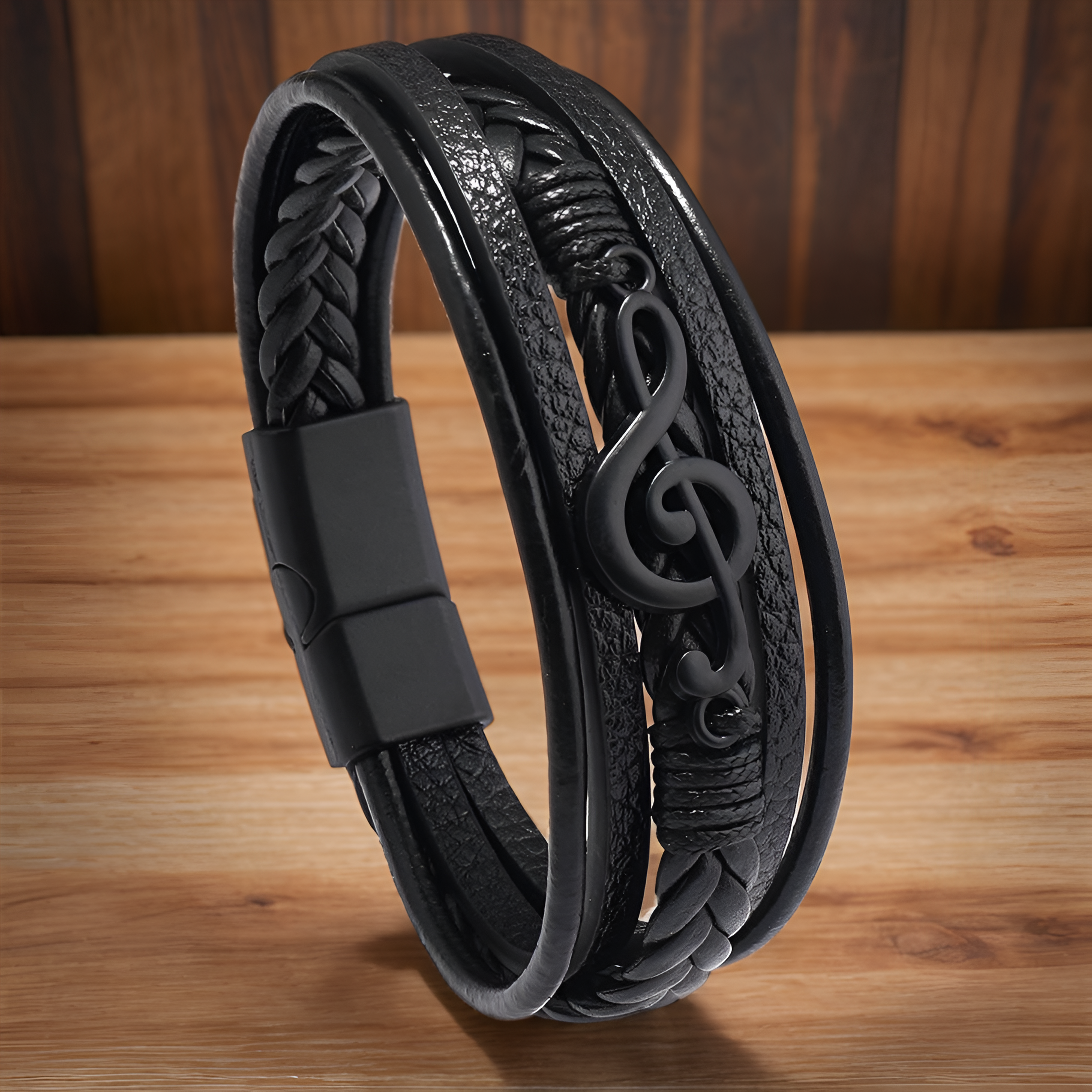 Rhythmo – Leren Armband voor Muziekliefhebbers