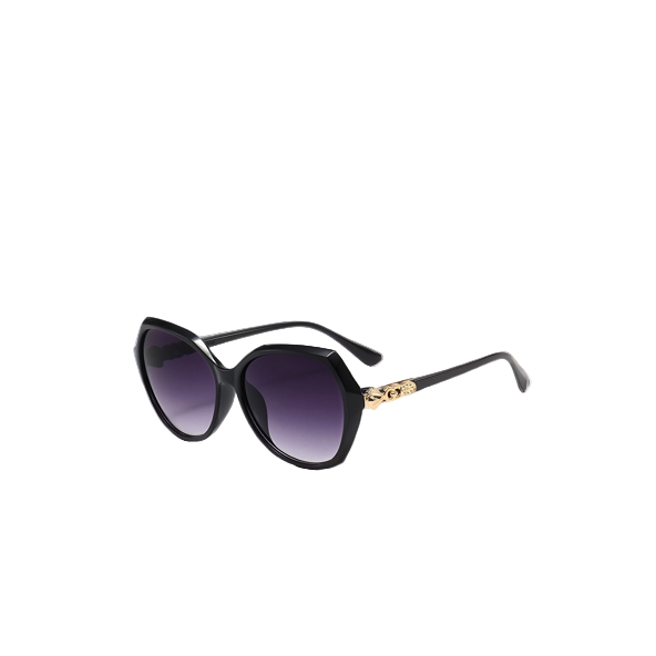 Aurielle Zonnebril – Oversized Elegantie met Gouden Accent