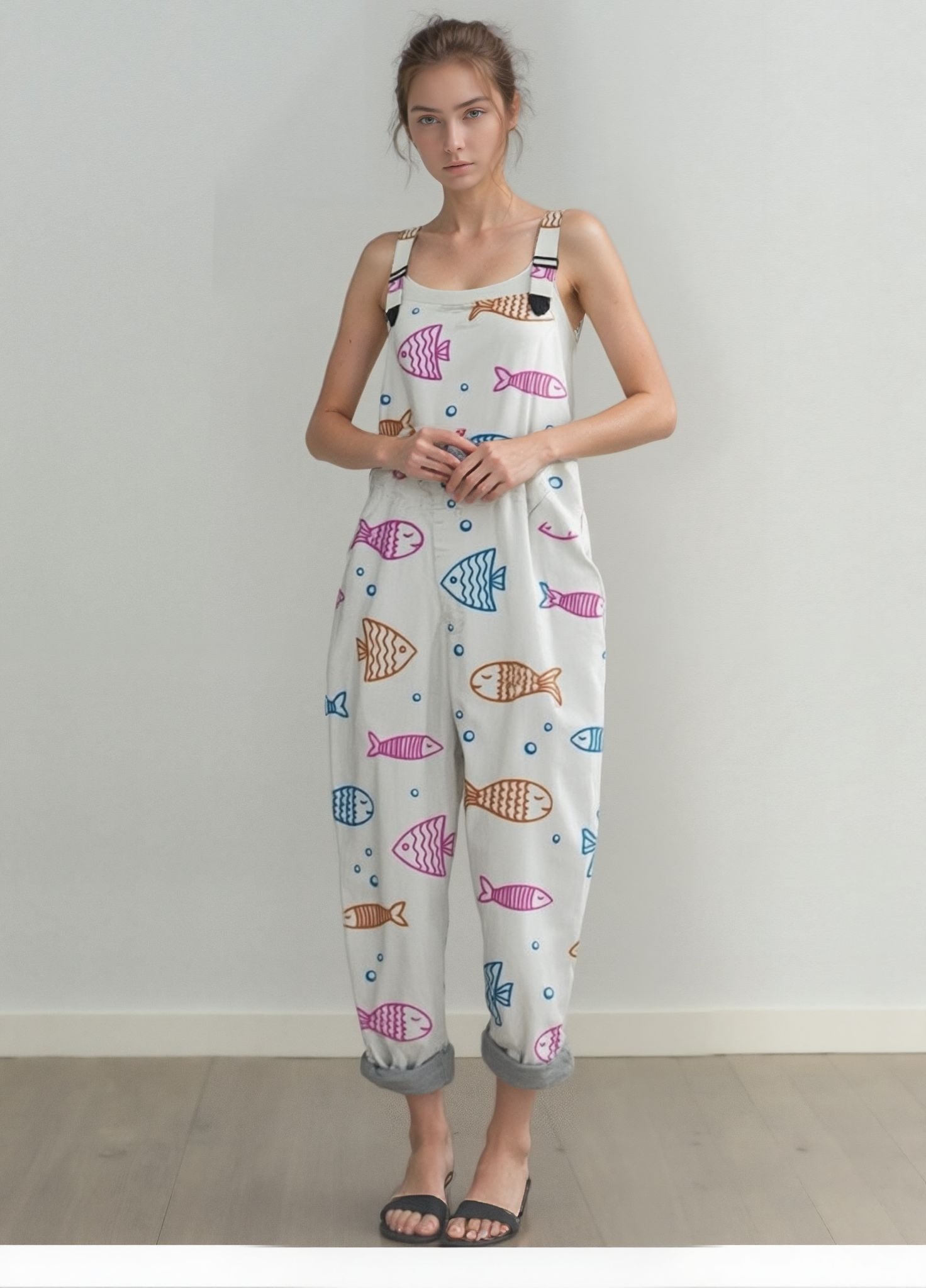 Sounds Fishy – Vrolijke Dames Jumpsuit