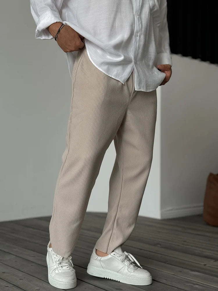 James - Zachte Luxe Pantalon voor Heren