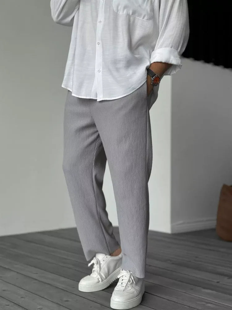 James - Zachte Luxe Pantalon voor Heren