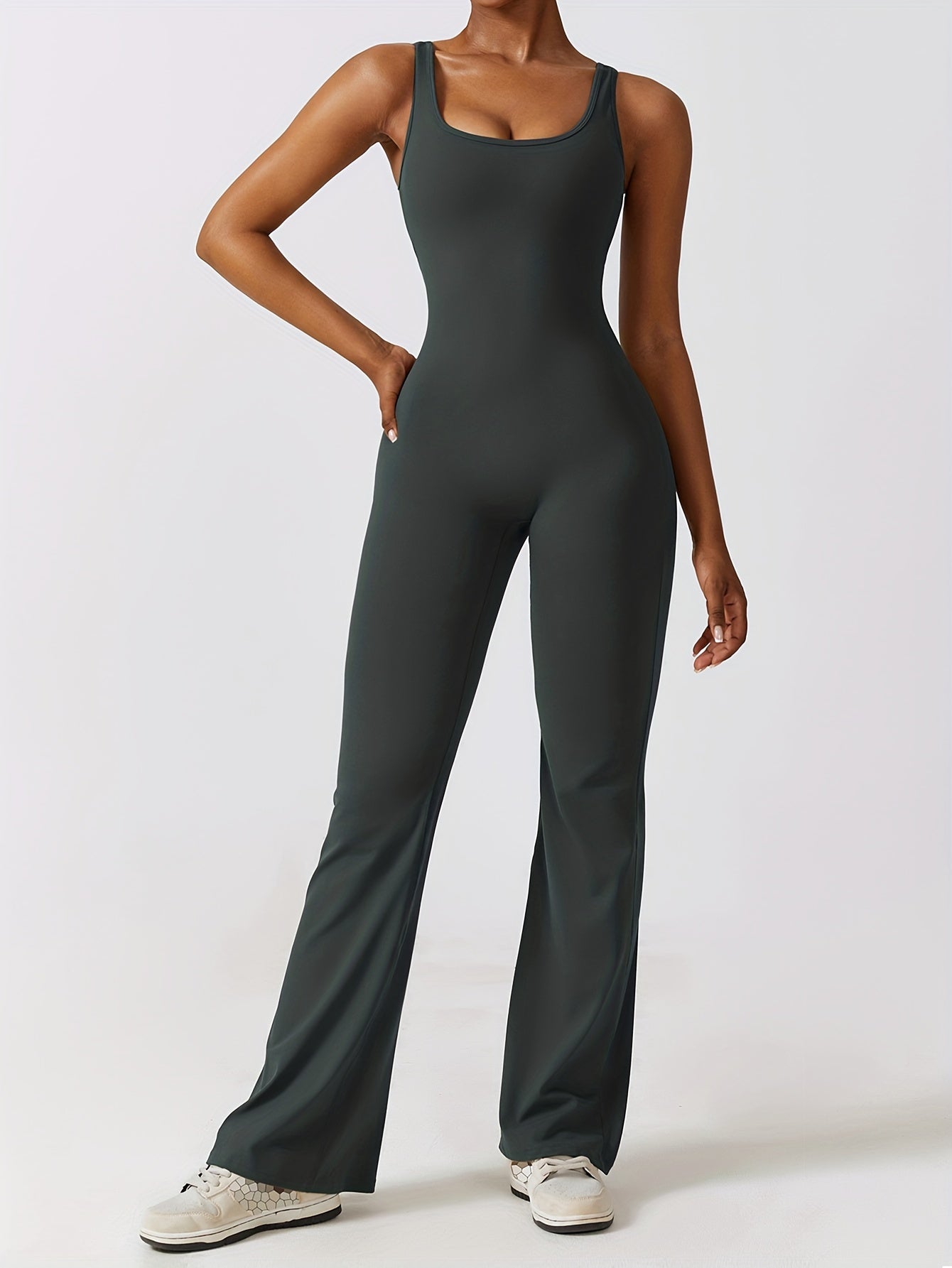 Valeo - V-Rug Uiteenlopende Jumpsuit