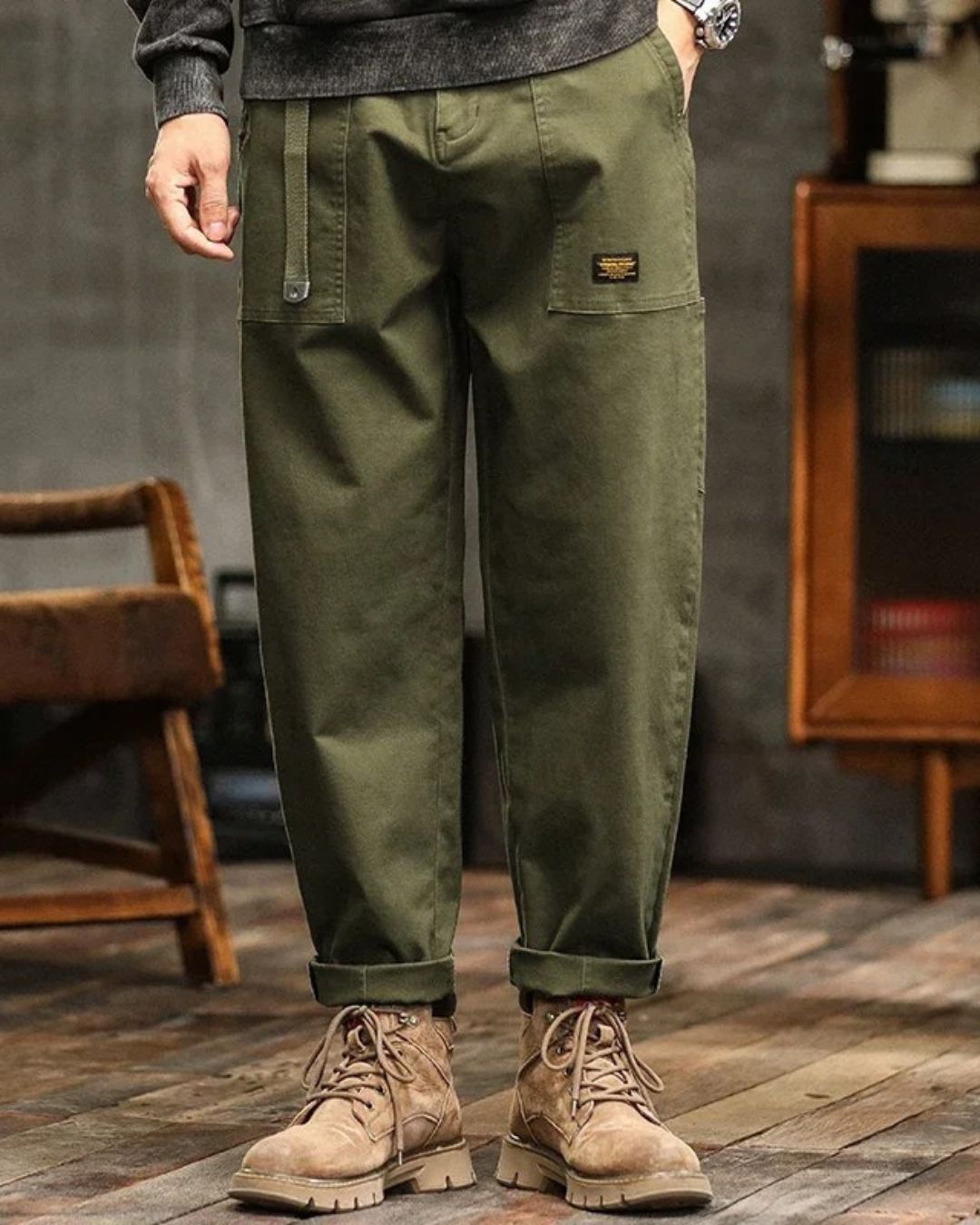 ROSSI ROMA - Klassieke Cargo Broek