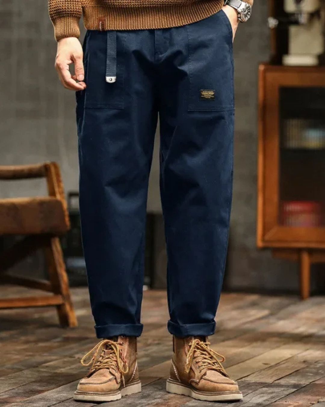 ROSSI ROMA - Klassieke Cargo Broek