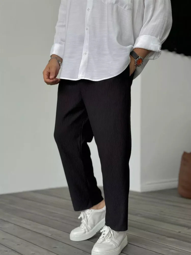 James - Zachte Luxe Pantalon voor Heren