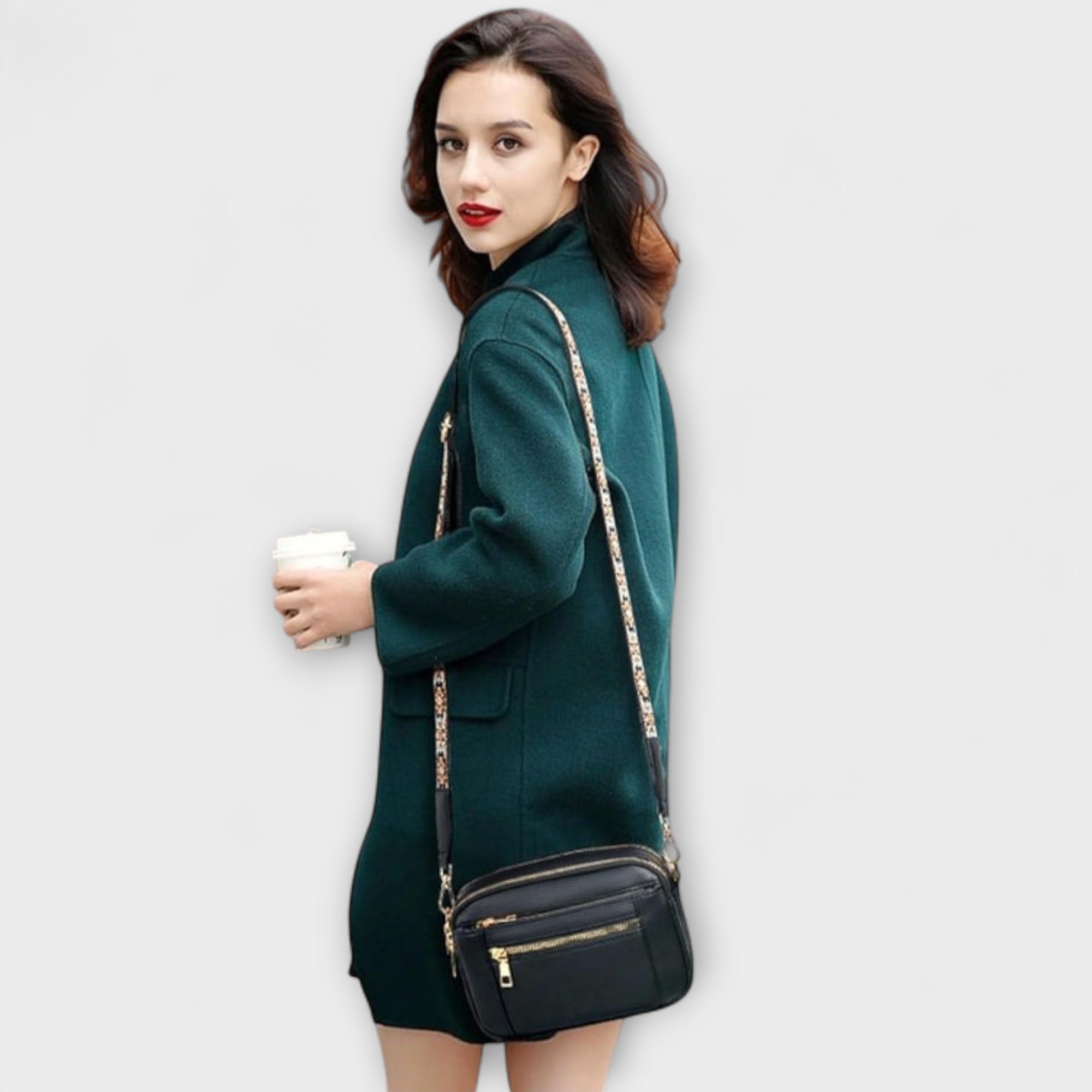 Mira – Elegante Leren Schoudertas