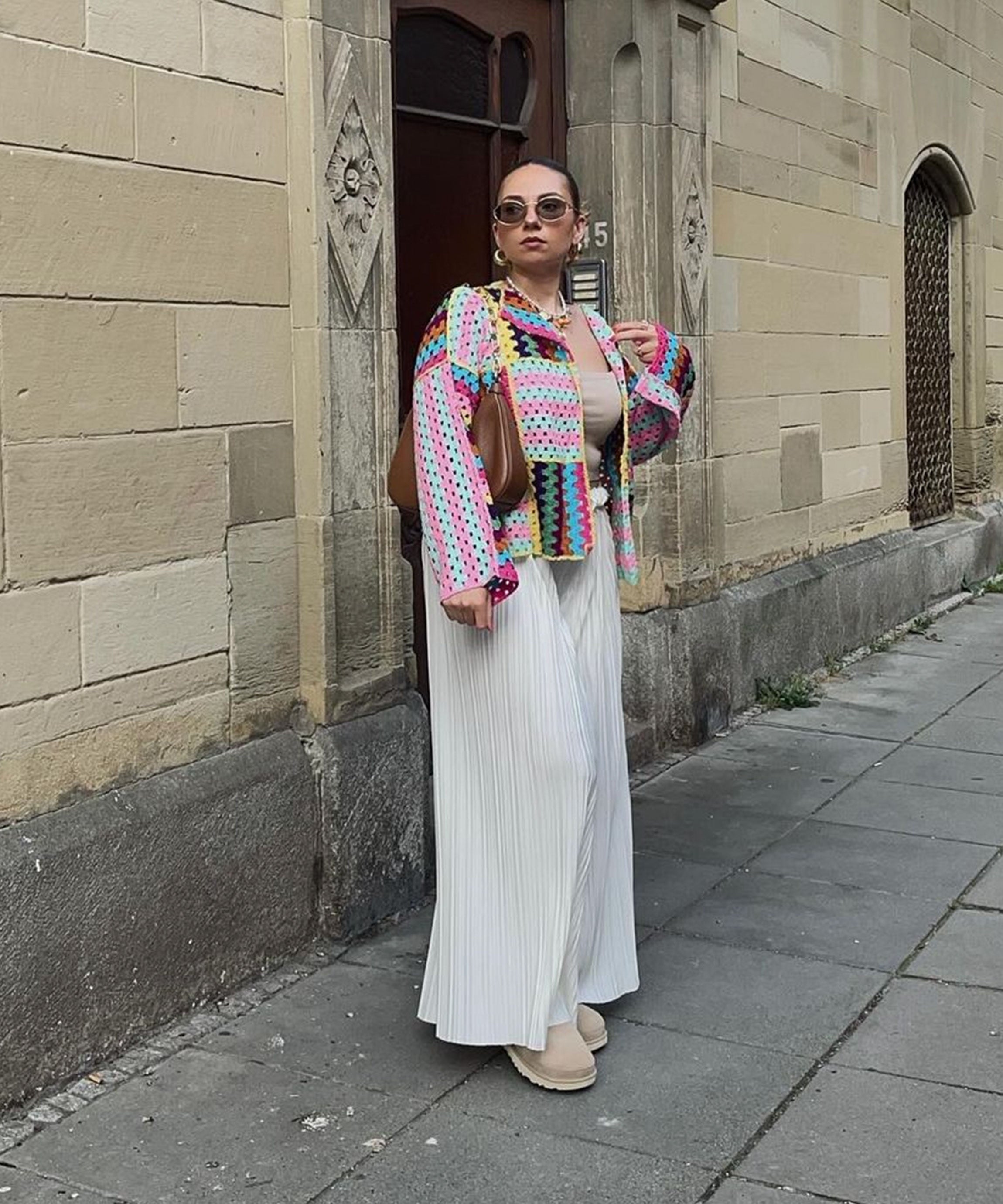 Brelexia - Kleurrijke Cardigan