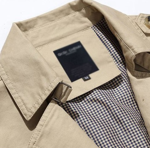Marcelo Jas - Stijlvolle Vintage Trenchcoat voor Heren