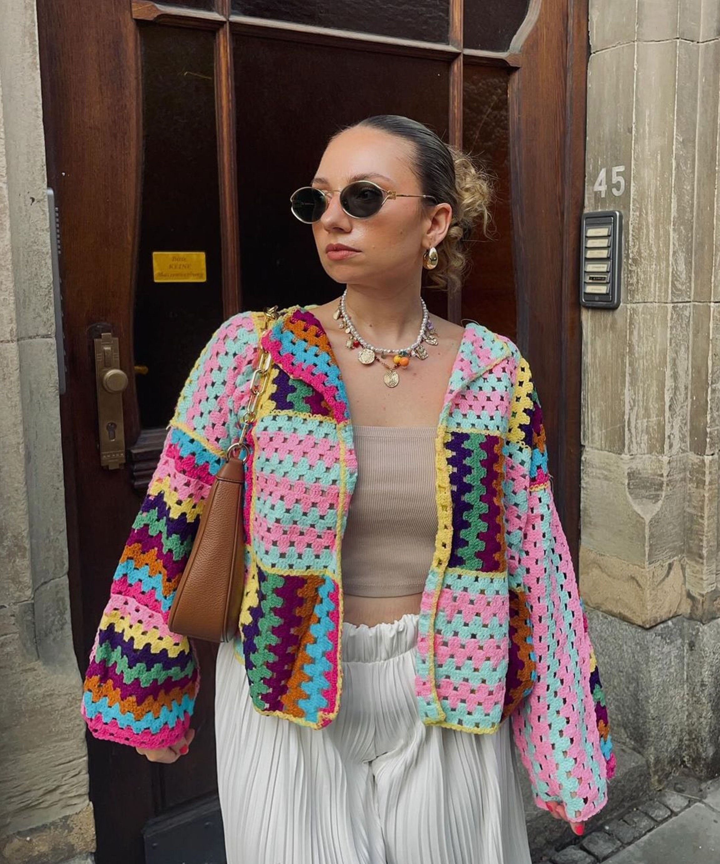 Brelexia - Kleurrijke Cardigan