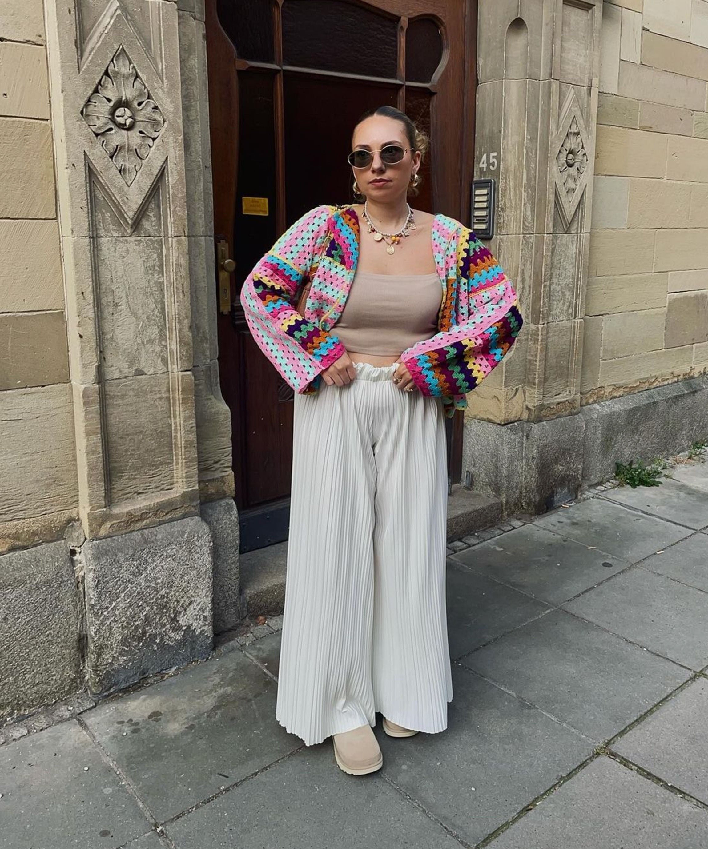 Brelexia - Kleurrijke Cardigan