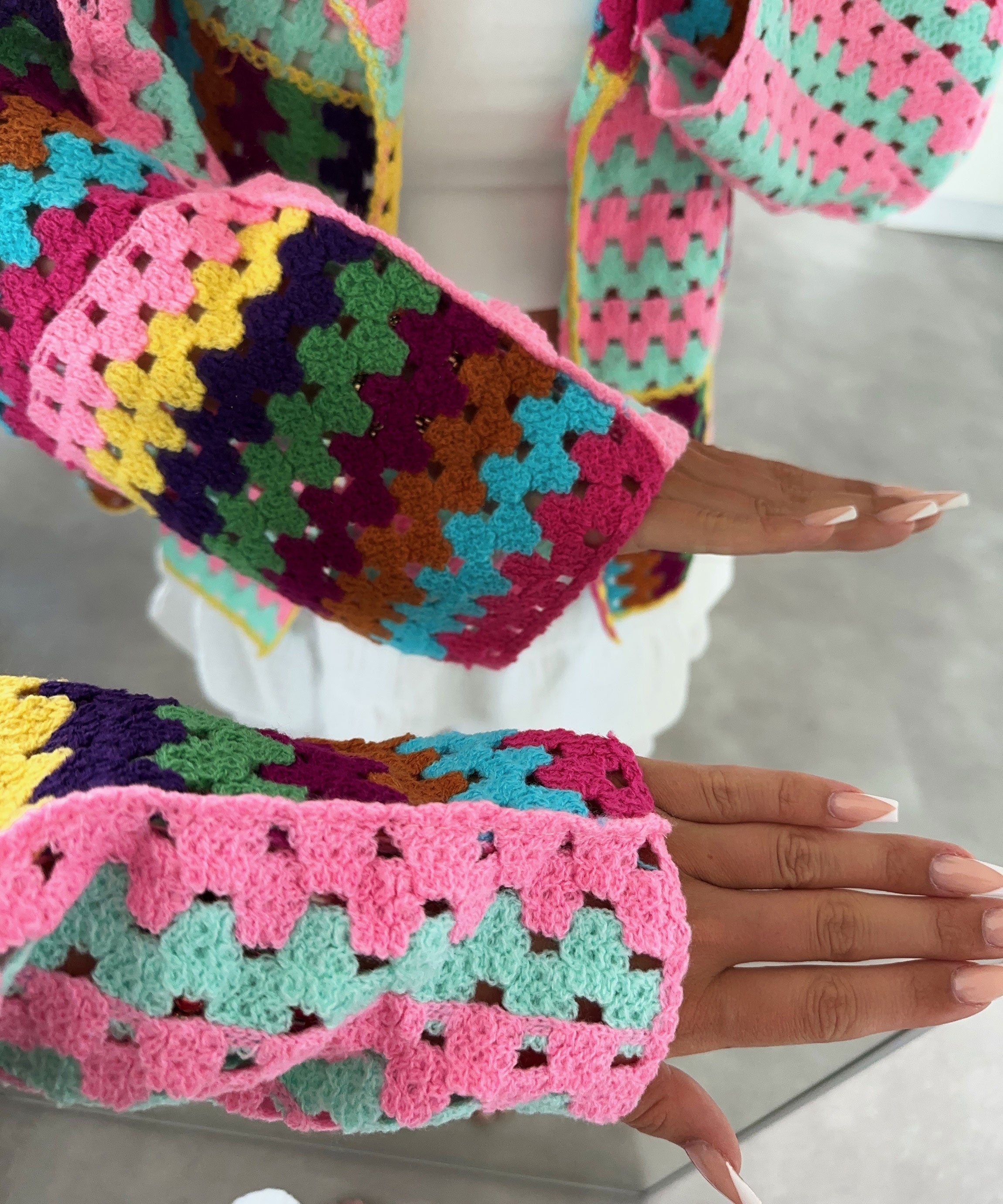 Brelexia - Kleurrijke Cardigan