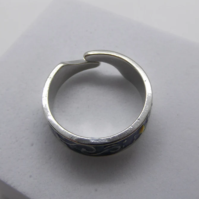 Starry Bond – Van Gogh Koppelringen (1+1 aanbieding)