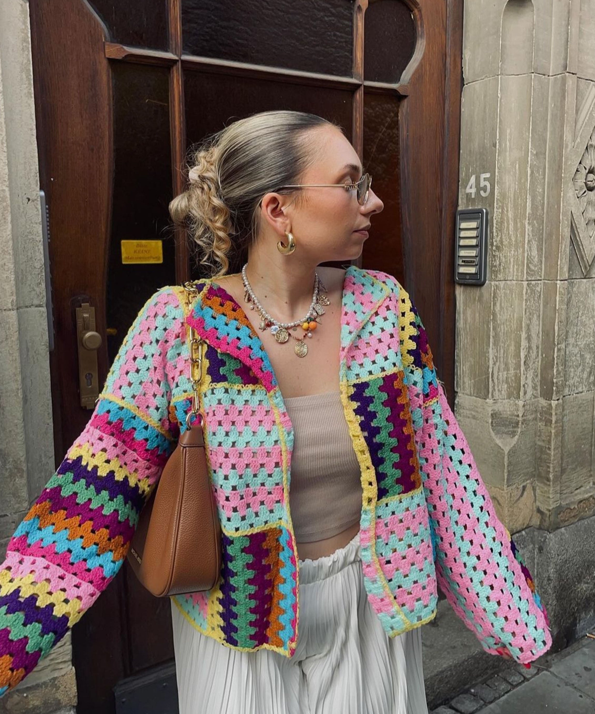 Brelexia - Kleurrijke Cardigan