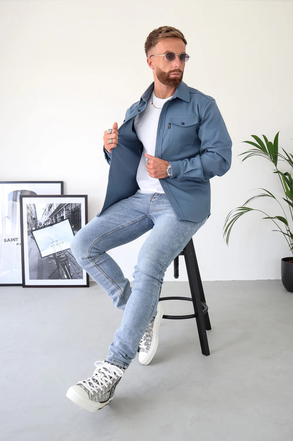 UrbanGent - Casual Heren Overhemd met Lange Mouwen