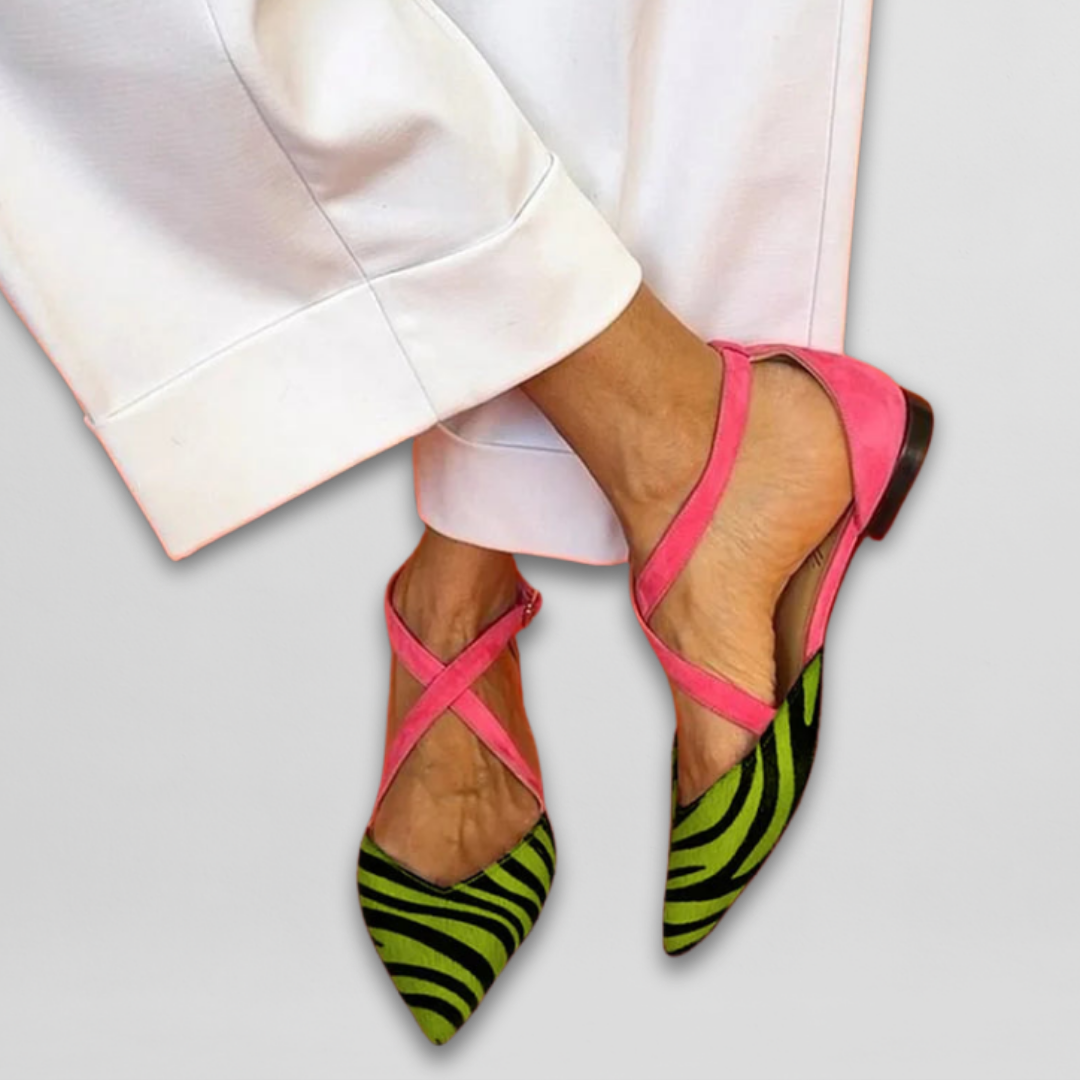 Judith – Elegante Ballerina’s met Verfijnde Bandjes