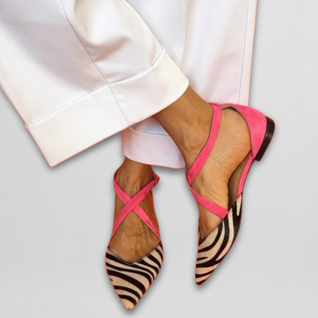 Judith – Elegante Ballerina’s met Verfijnde Bandjes