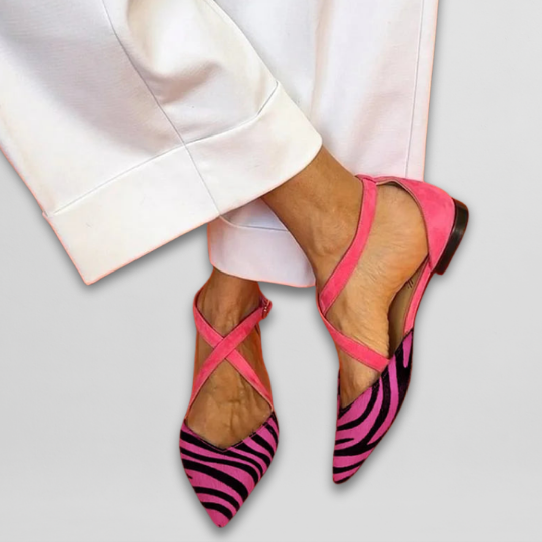 Judith – Elegante Ballerina’s met Verfijnde Bandjes