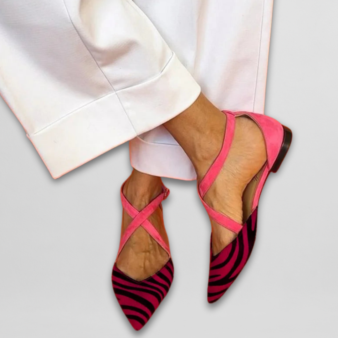 Judith – Elegante Ballerina’s met Verfijnde Bandjes
