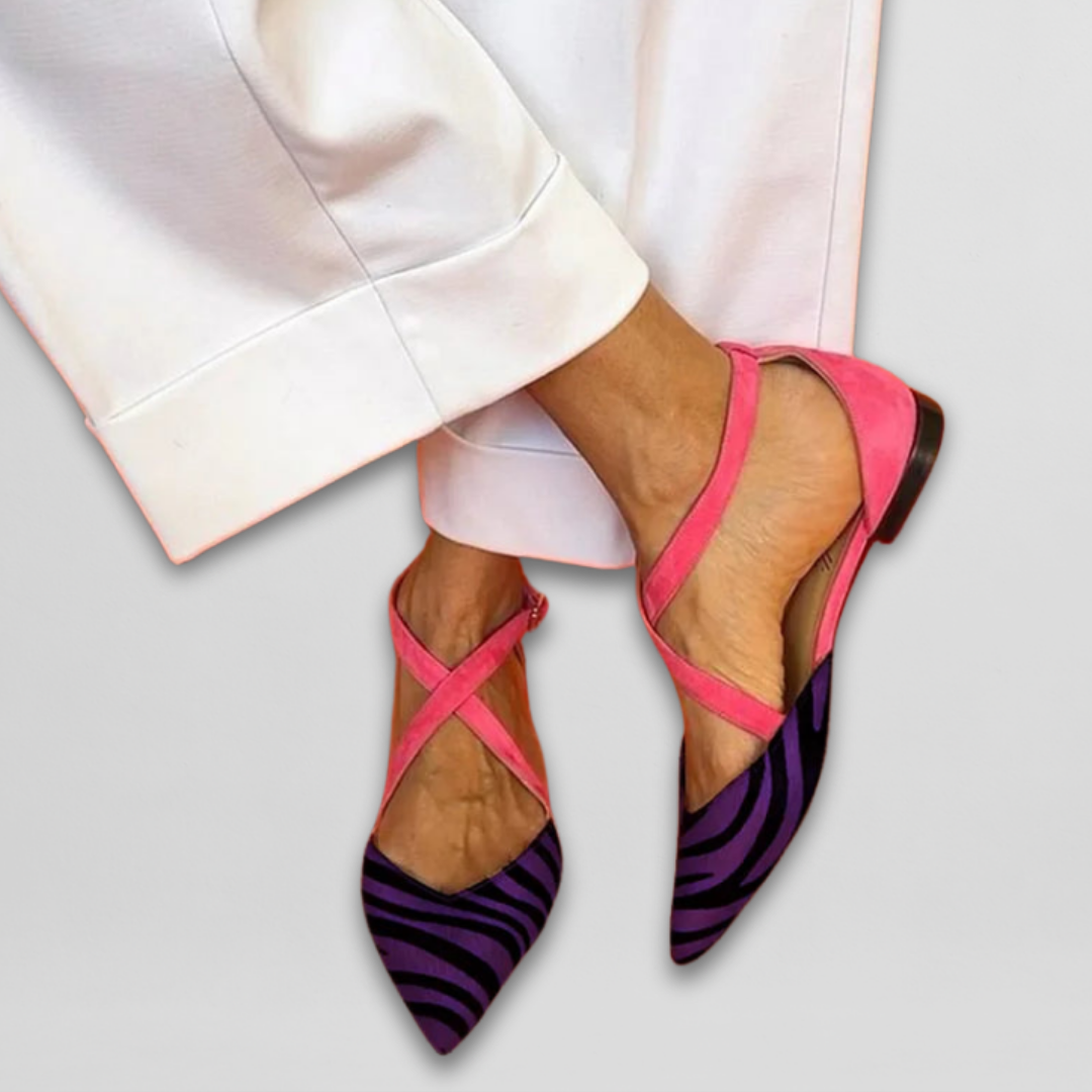 Judith – Elegante Ballerina’s met Verfijnde Bandjes