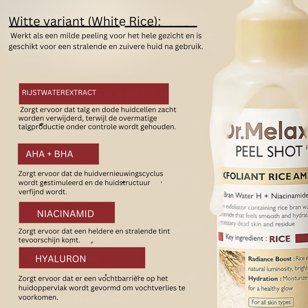 Dr. Melaxin - Peel shot voor gezonde Poriën.
