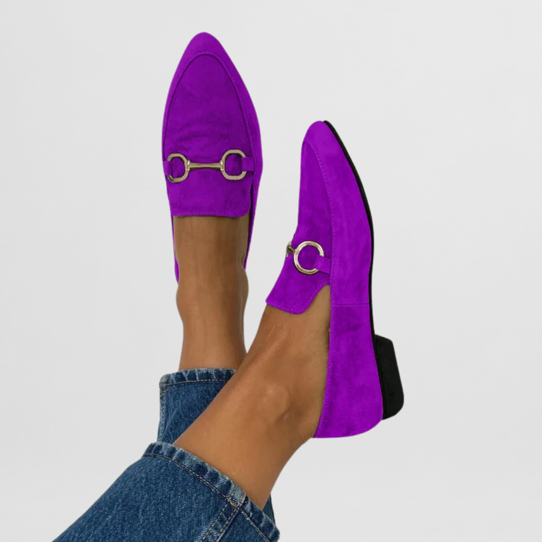 Lorette – Kleurrijke Boho Loafers