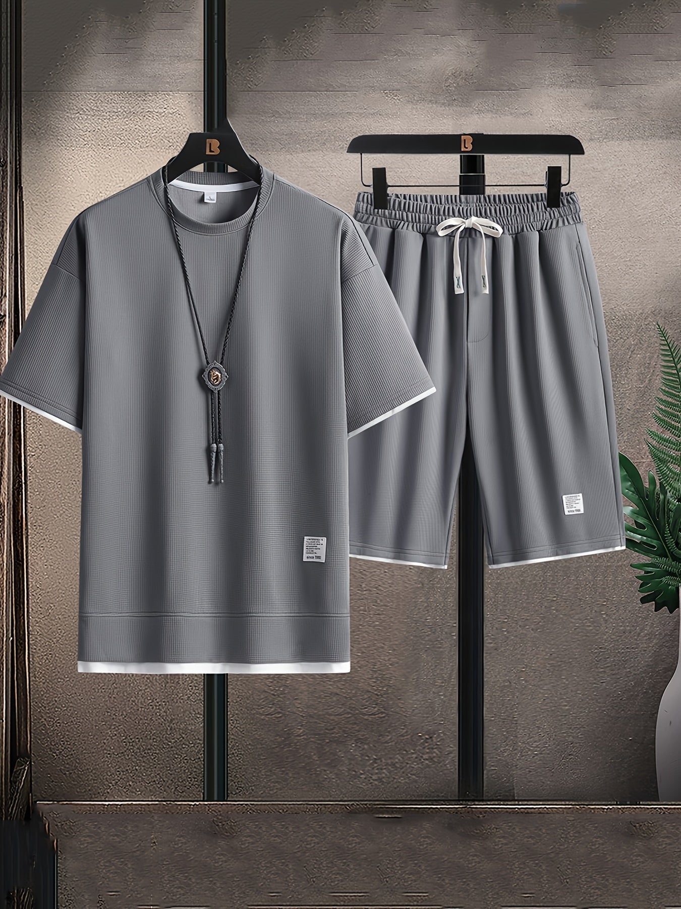 Varello – Waffle Knit Lounge Set