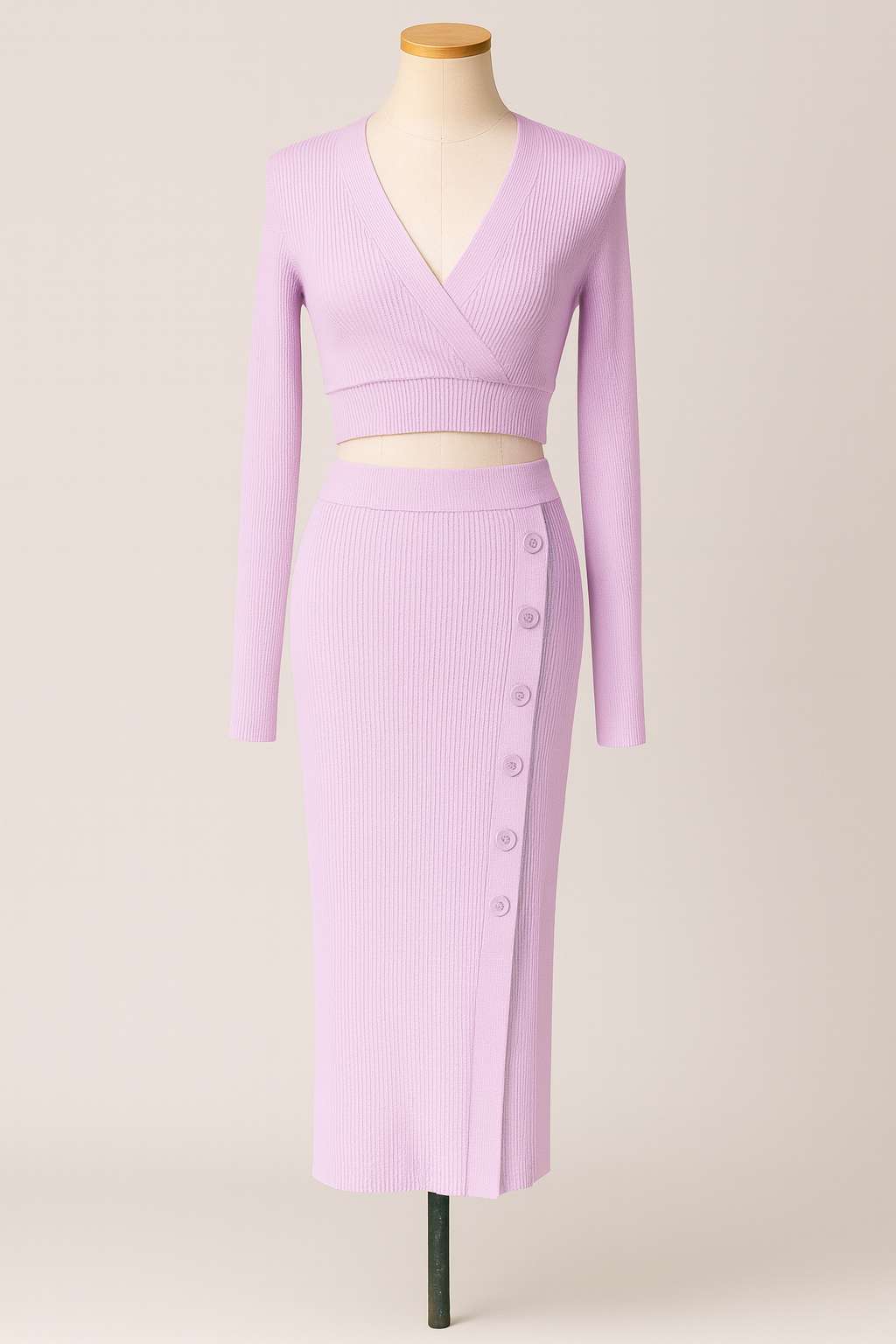 Sairan - gebreidde jurkset met Kerngesponnen garen