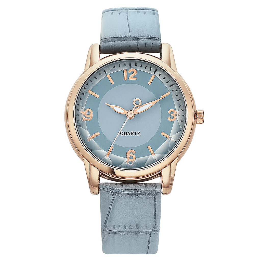 Rond Dameshorloge met Quartz uurwerk