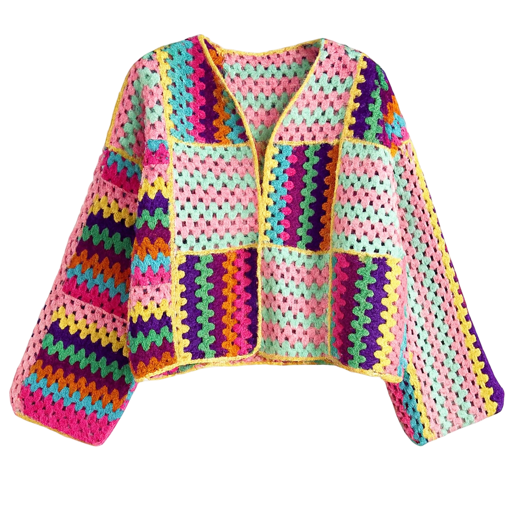 Brelexia - Kleurrijke Cardigan