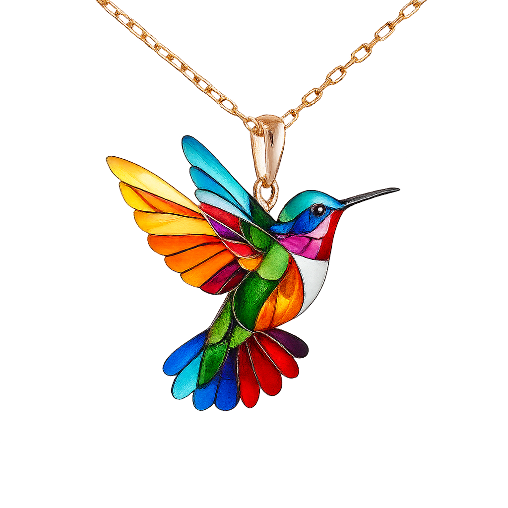 Aurea - Colibri Ketting en/of Oorbellen