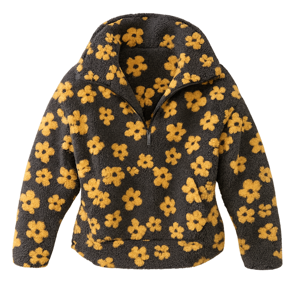 SOFIA - Gebreide Bloementrui