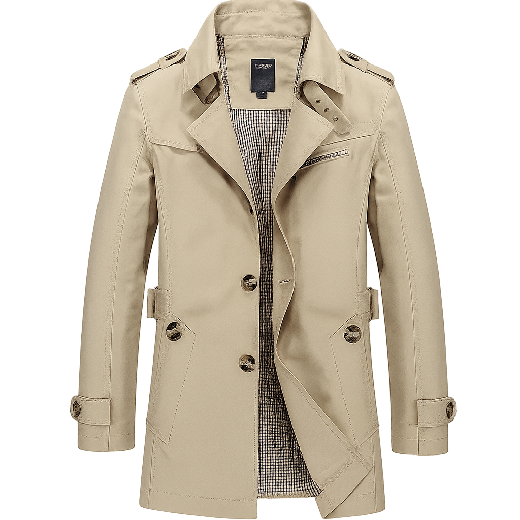 Marcelo Jas - Stijlvolle Vintage Trenchcoat voor Heren