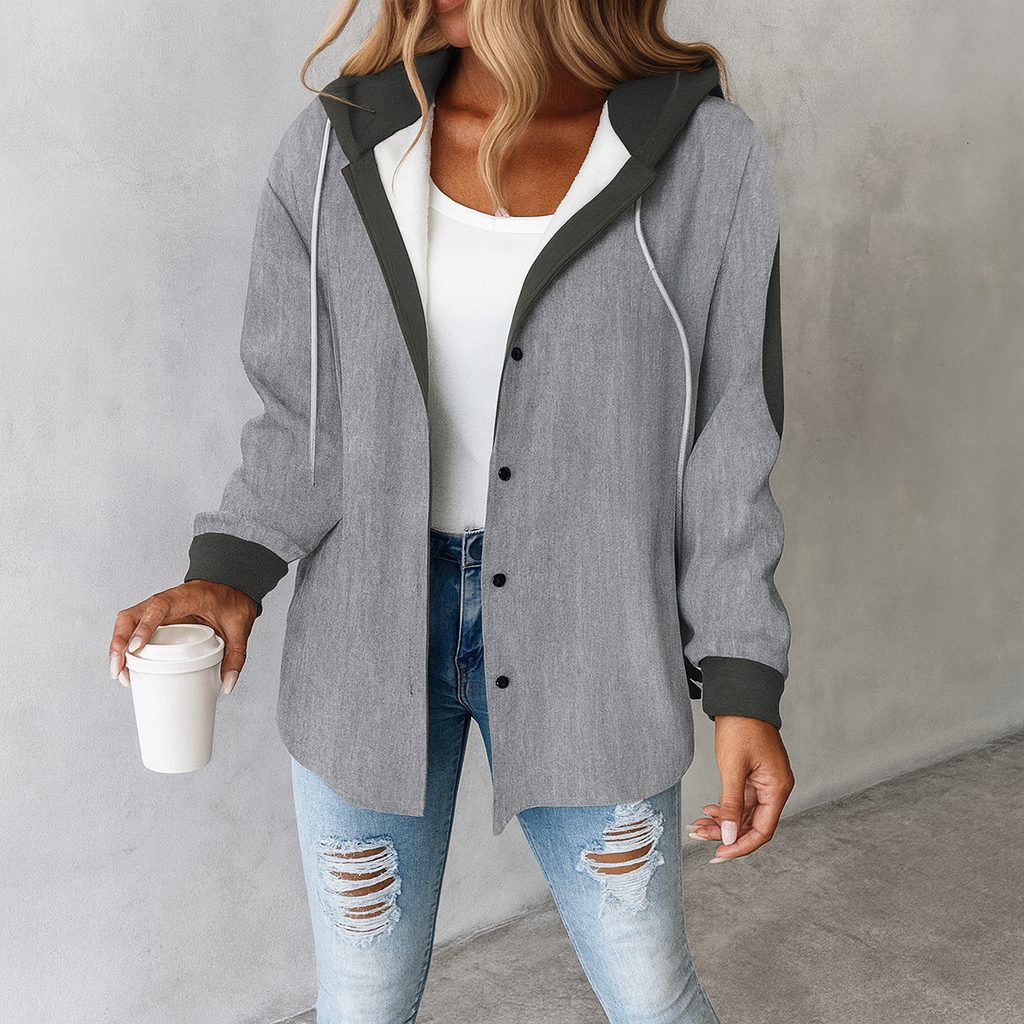 Dames Oversized Geruite Jas