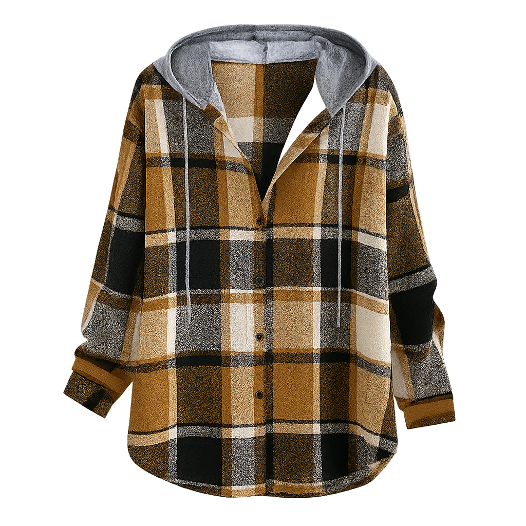 Dames Oversized Geruite Jas
