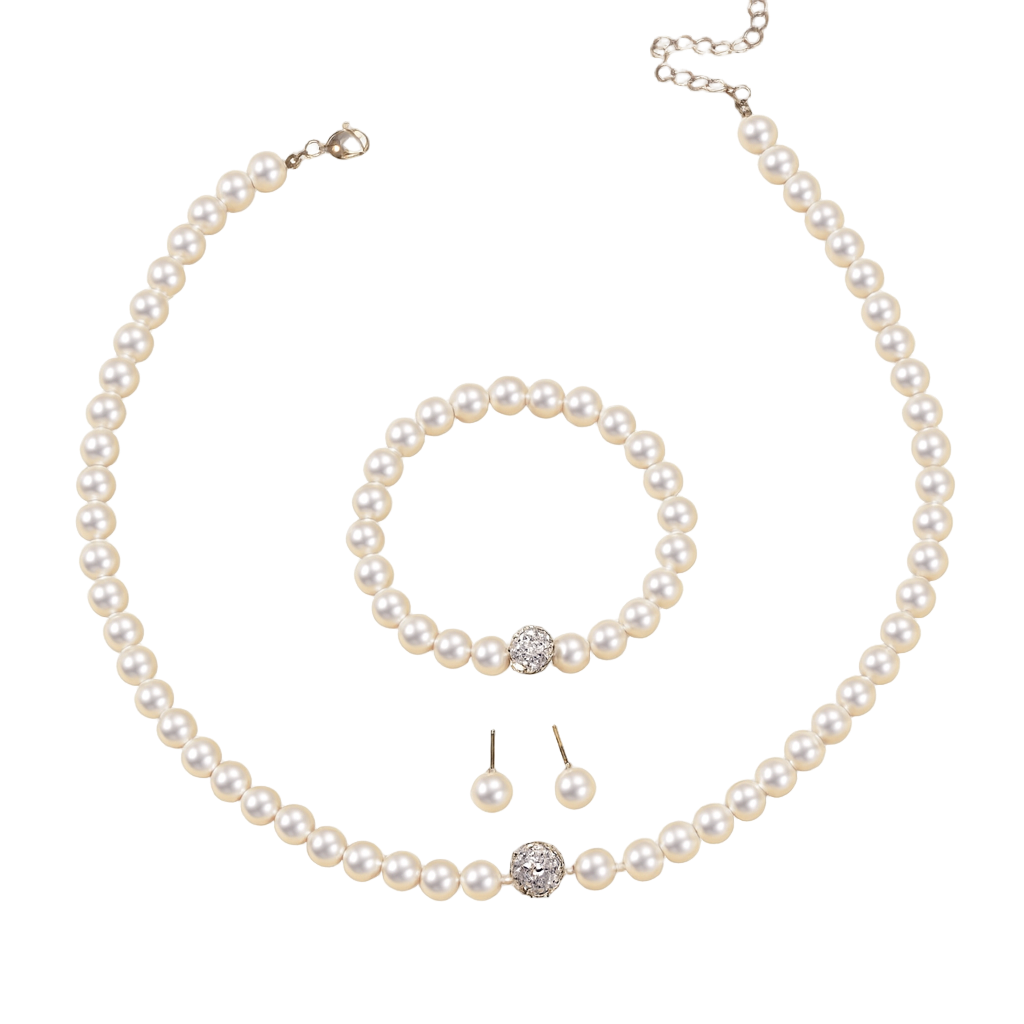Celeste Parel & Diamant Set