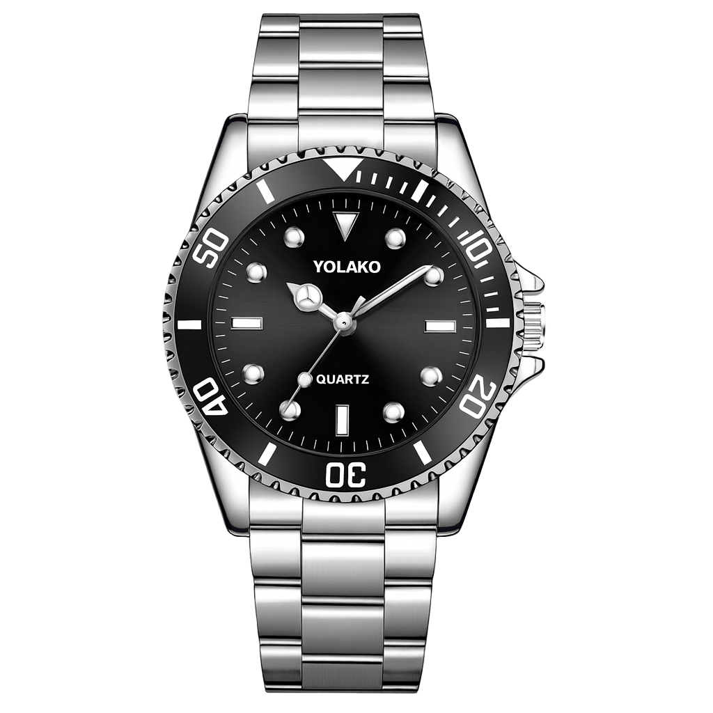 Yolako – Robuust Metalen Horloge