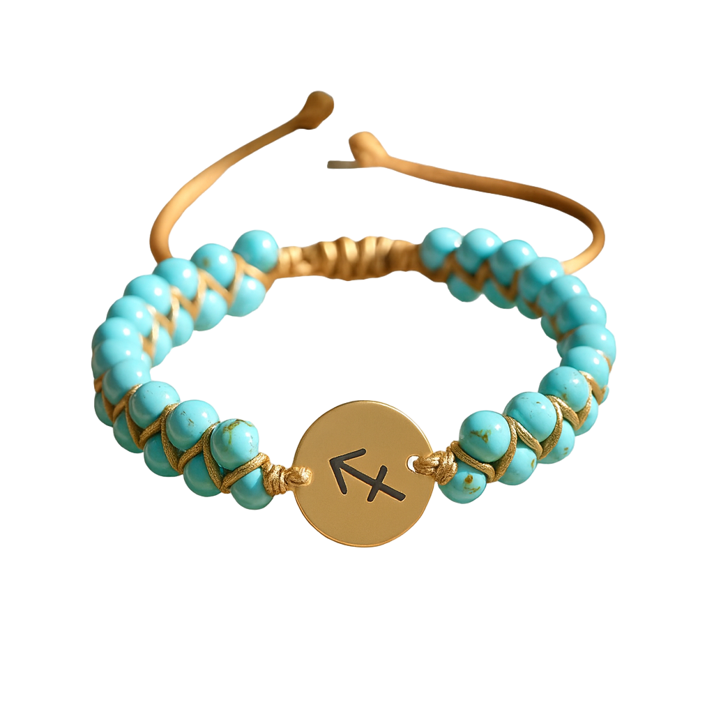 Trendido - 12 Sterrenbeelden Armband met Natuursteen