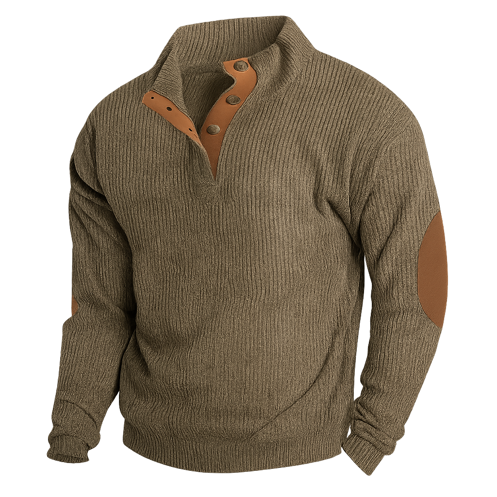 VORÉN – Casual Sweatshirt met Hoge Kraag