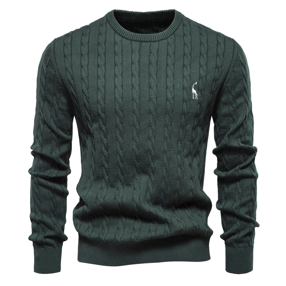 LuxeCotton – Premium Herenpullover 100% Katoen